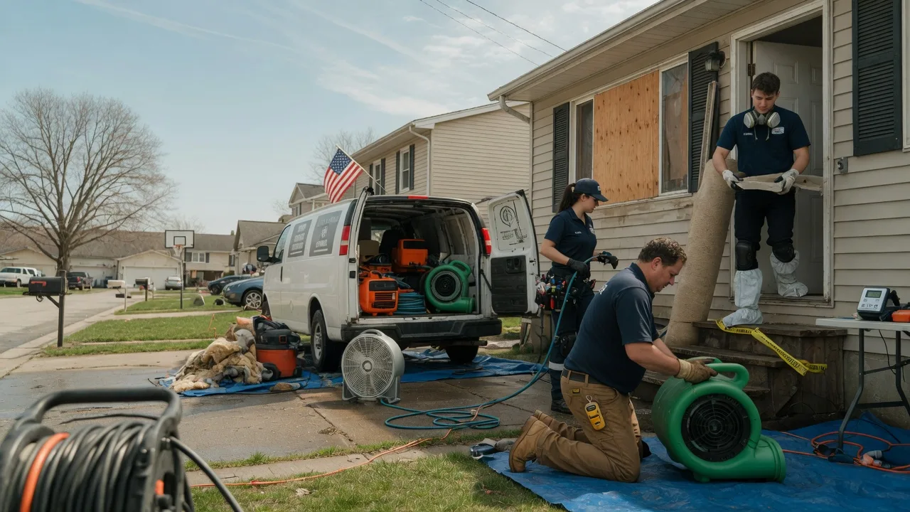 Water Damage Restoration in Butlerville, IN near me